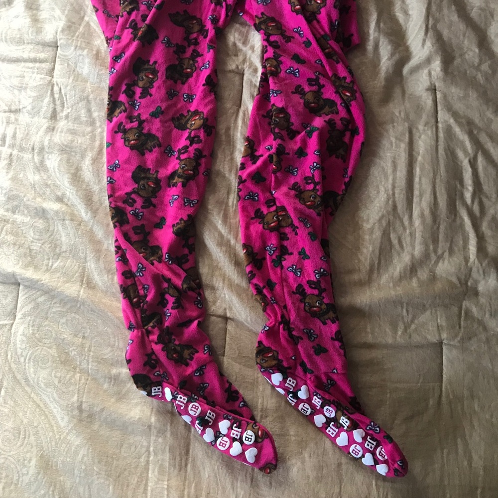 🦌 NWT! JOE BOXER HOODED REINDEER ONESIE! 🦌 - Picture 5 of 6